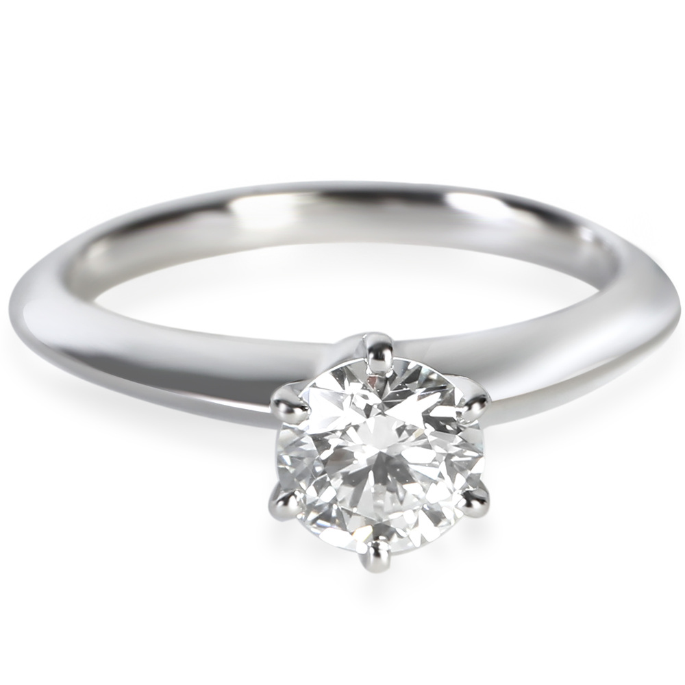 Tiffany & Co. 0.67 ct Round Brilliant Diamond Engagement Ring